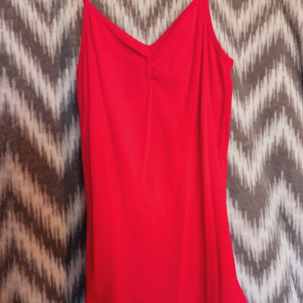 NOBO No Boundaries Red Cami Tank Top